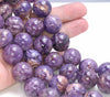 18MM Charoite Gemstone Grade AA Round Loose Beads (80004113-A175)