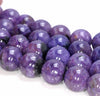 14MM Charoite Gemstone Grade AAA Round Loose Beads 8 inch Half Strand (80004117-A175)