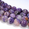 14MM Charoite Gemstone Grade A Round Loose Beads 8 inch Half Strand (80004120-A175)