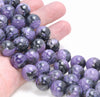 14MM Charoite Gemstone Grade A Round Loose Beads 8 inch Half Strand (80004122-A175)