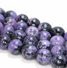 14MM Charoite Gemstone Grade A Round Loose Beads 8 inch Half Strand (80004122-A175)