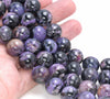 14MM Charoite Gemstone Grade A Round Loose Beads 8 inch Half Strand (80004123-A175)