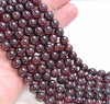 8MM Garnet Gemstone Grade AA Round Loose Beads 15.5 inch Full Strand (80004125-B110)