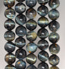 10MM Blue Tiger Eye Gemstone Grade AA Round Loose Beads 7.5 inch Half Strand (80004136 H-B111)