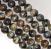 10MM Blue Tiger Eye Gemstone Grade AB Round Loose Beads 7.5 inch Half Strand (80004138 H-B111)