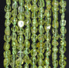 10X6-6X5MM Peridot Gemstone Grade AA Pebble Chip Loose Beads 15.5 inch (80004140-B111)