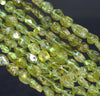 12X8-6X5MM Peridot Gemstone Grade A Pebble Chip Loose Beads 15.5 inch (80004141-B111)