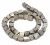 12-14MM Pyrite Gemstone Rugged Nugget Cube Loose Beads 15.5 inch Full Strand (80004143-B112)