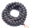 10MM Vietnam Aquilaria Eaglewood Round Loose Beads 43 inch (80004151-W12)