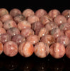 7MM Argentina Rhodochrosite Gemstone Round Loose Beads 7.5 inch Half Strand (80006403-494)