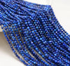 3MM Lapis Lazuli Gemstone Grade AA Micro Faceted Round Loose Beads 15.5 inch Full Strand (80006521-A204)