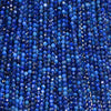 3MM Lapis Lazuli Gemstone Grade AA Micro Faceted Round Loose Beads 15.5 inch Full Strand (80006521-A204)