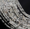 3.5MM Rainbow Moonstone Gemstone Grade A Micro Faceted Round Loose Beads 15.5 inch Full Strand (80006523-A204)