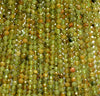 4MM Peridot Gemstone Grade A Micro Faceted Round Loose Beads 15.5 inch Full Strand (80006524-A204)