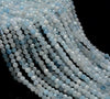 4MM Aquamarine Gemstone Grade AAA Micro Faceted Round Loose Beads 15.5 inch Full Strand (80006526-A204)