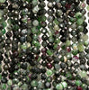 6MM Ruby Zoisite Gemstone Grade AB Micro Faceted Round Loose Beads 15.5 inch Full Strand (80006536-A205)