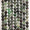 6MM Ruby Zoisite Gemstone Grade AB Micro Faceted Round Loose Beads 15.5 inch Full Strand (80006536-A205)