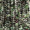 7MM Ruby Zoisite Gemstone Grade AB Micro Faceted Round Loose Beads 15.5 inch Full Strand (80006538-A205)