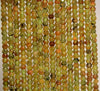 3.5x2.5MM Peridot Gemstone Grade A Micro Faceted Rondelle Loose Beads 15.5 inch Full Strand (80006546-A205)