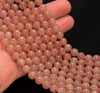 4MM Light Strawberry Quartz Gemstone Round Loose Beads 15.5 inch Full Strand (80006551-495)