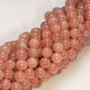 4MM Light Strawberry Quartz Gemstone Round Loose Beads 15.5 inch Full Strand (80006551-495)