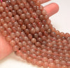 8MM Deep Strawberry Quartz Gemstone Round Loose Beads 15.5 inch Full Strand (80006562-495)