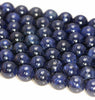 8MM Sapphire Blue Dumortierite Gemstone Round Loose Beads 7.5 inch Half Strand (80006565-495)