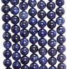 8MM Sapphire Blue Dumortierite Gemstone Round Loose Beads 7.5 inch Half Strand (80006565-495)