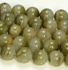 10MM Rare Green Phantom Quartz Gemstone Round Loose Beads 7 inch Half Strand (80006578-496)