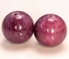 14-15MM Pink Red Ruby Gemstone Round Loose Beads (80006586-496)