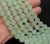 10MM Rare Green Genuine Cat Eye Calcite Gemstone Round Loose Beads 7 inch Half Strand (80006601-497)