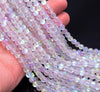 6MM Lavender Purple Frosted Matte Mystic Aura Quartz Gemstone Round Loose Beads 15 inch Full Strand (80006735-498)