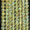 10MM Yellow Mystic Aura Quartz Gemstone Round Loose Beads 15 inch Full Strand (80006769-A208)