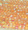 8MM Champagne Mystic Aura Quartz Gemstone Round Loose Beads 7 inch Half Strand (80006774 H-A208)