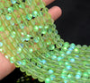 10MM Green Frosted Matte Mystic Aura Quartz Gemstone Round Loose Beads 15 inch Full Strand (80006778-A209)