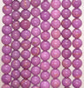 4-5MM Genuine Phosphosiderite Gemstone Grade AA Purple Round Loose Beads 15 inch Full Strand (80009629-A176)