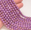 4-5MM Genuine Phosphosiderite Gemstone Grade A Purple Round Loose Beads 15.5 inch Full Strand (80009631-A176)