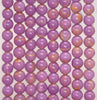 5MM Genuine Phosphosiderite Gemstone Grade A Purple Round Loose Beads 15.5 inch Full Strand (80009634-A176)