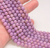 5-6MM Genuine Phosphosiderite Gemstone Grade AB Purple Round Loose Beads 15.5 inch Full Strand (80009638-A176)