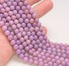 6-7MM Genuine Phosphosiderite Gemstone Grade AB Purple Round Loose Beads 15.5 inch Full Strand (80009646-A176)