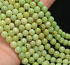 8MM Light Green Chrysotine Turquoise Gemstone Grade AA Round Loose Beads 15.5 inch Full Strand (80009655-A191)