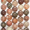 11MM Multi Color Lace Phantom Quartz Gemstone Grade AA Round Loose Beads 7.5 inch Half Strand (80009664-A177)