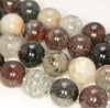 14MM Multi Color Lace Phantom Quartz Gemstone Grade A Round Loose Beads 7.5 inch Half Strand (80009710-A178)