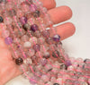 7MM Melody Quartz Cacoxenite Super Seven Gemstone Grade AA Round Loose Beads 7 inch Half Strand (80009712-A179)