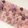 7MM Melody Quartz Cacoxenite Super Seven Gemstone Grade AA Round Loose Beads 7 inch Half Strand (80009712-A179)