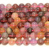 6MM Rare Cacoxenite Auralite 23 Gemstone Grade AA Round Loose Beads 7 inch Half Strand (80009727-A180)