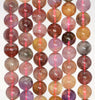 6-7MM Rare Cacoxenite Auralite 23 Gemstone Grade AA Round Loose Beads 7 inch Half Strand (80009728-A180)