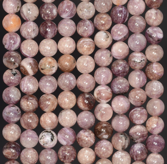 6MM Light Purple Genuine Charoite Gemstone Grade AB Round Loose Beads 15.5 inch Full Strand (80009742-A181)