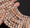 8MM Pink Opal Gemstone Round Loose Beads 7.5 inch Half Strand (80009850 H-A182)