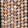 8MM Pink Opal Gemstone Round Loose Beads 7.5 inch Half Strand (80009850 H-A182)